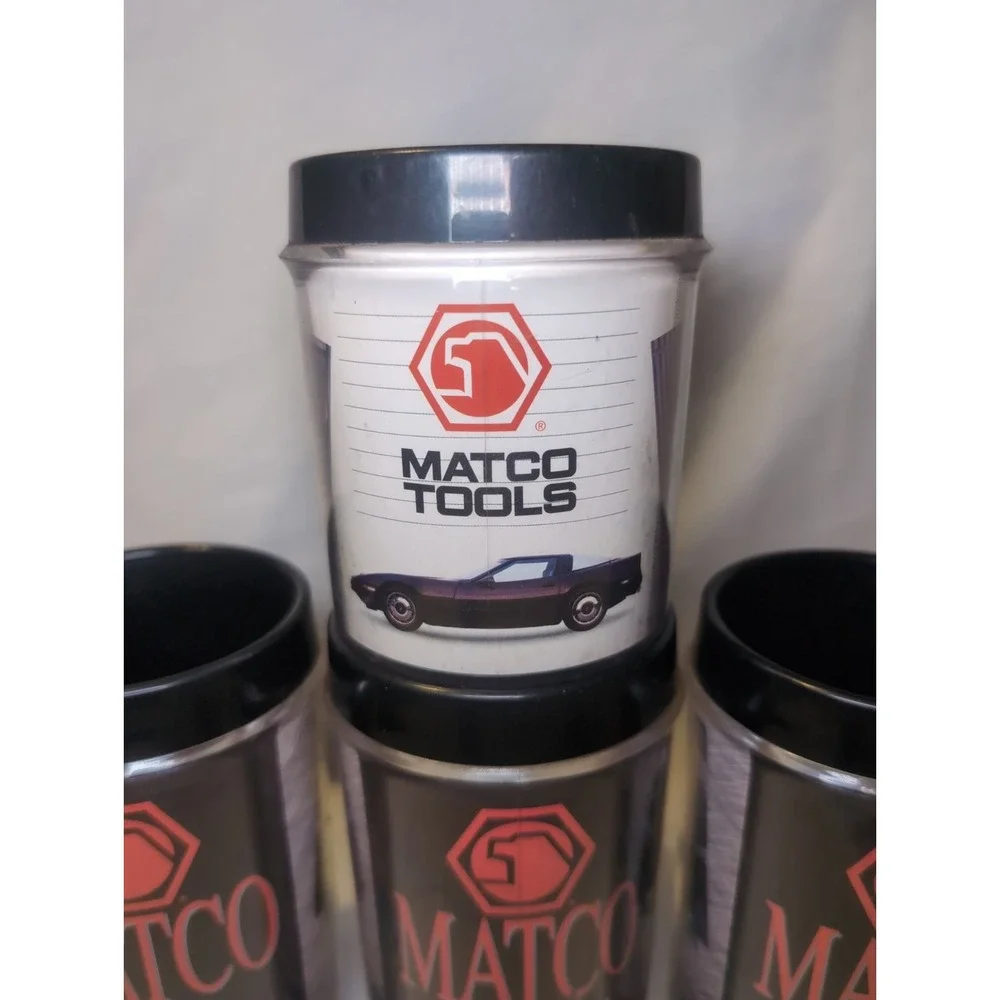 4x Vintage Matco Tools Cups Mugs Pinup Girls